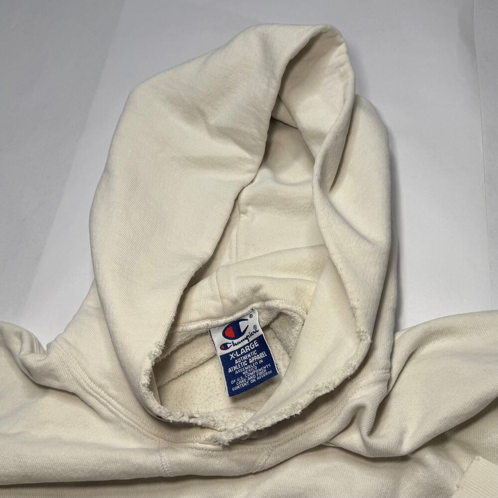 Men's White champion hoodie size XL - Picture 3 of 10